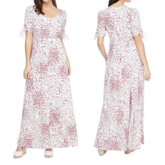 NWT Gal Meets Glam Brigitte Floral Maxi Dress Spring Summer Dress Sizes 8 and 10 - Picture 7 of 13